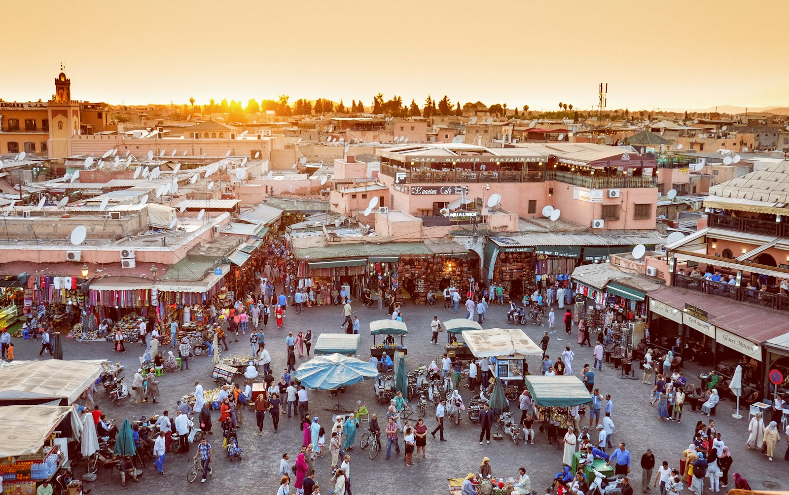 Place Jemaa el-Fna à Marrakech
